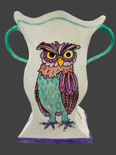 Load image into Gallery viewer, Owl and Mice Vase