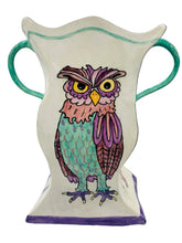 Load image into Gallery viewer, Owl and Mice Vase