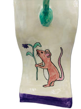 Load image into Gallery viewer, Owl and Mice Vase