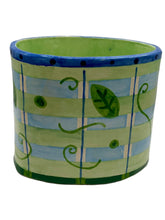 Load image into Gallery viewer, Leaves and Stripes Small Vase