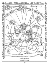 Load image into Gallery viewer, Deities in Asanas Yoga Coloring Journal