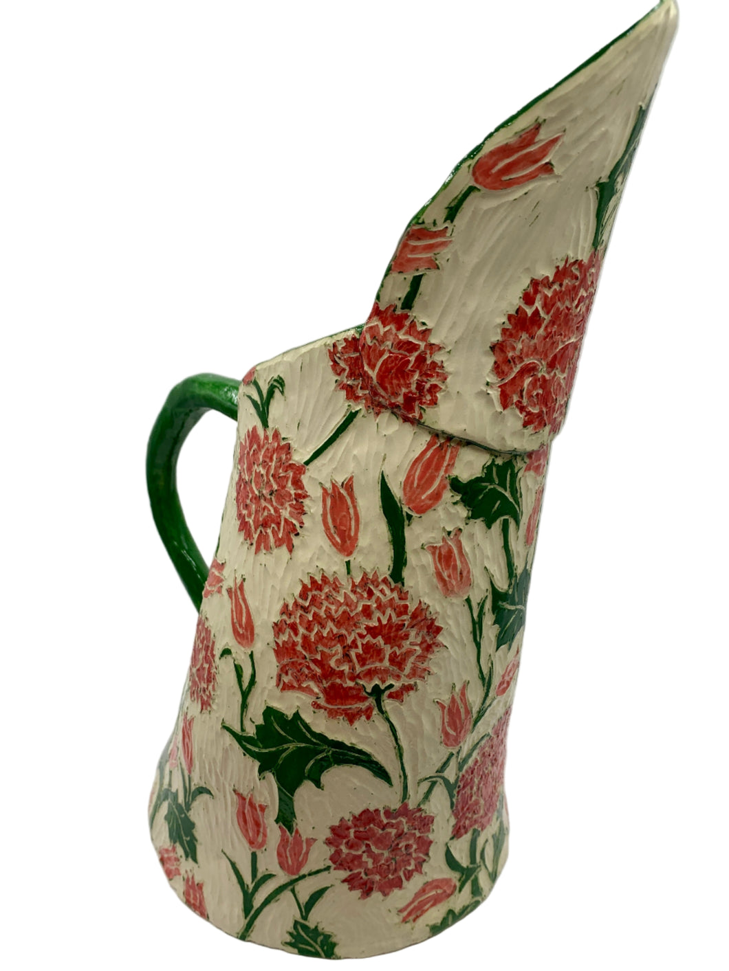 Carnation and Tulip Pitcher