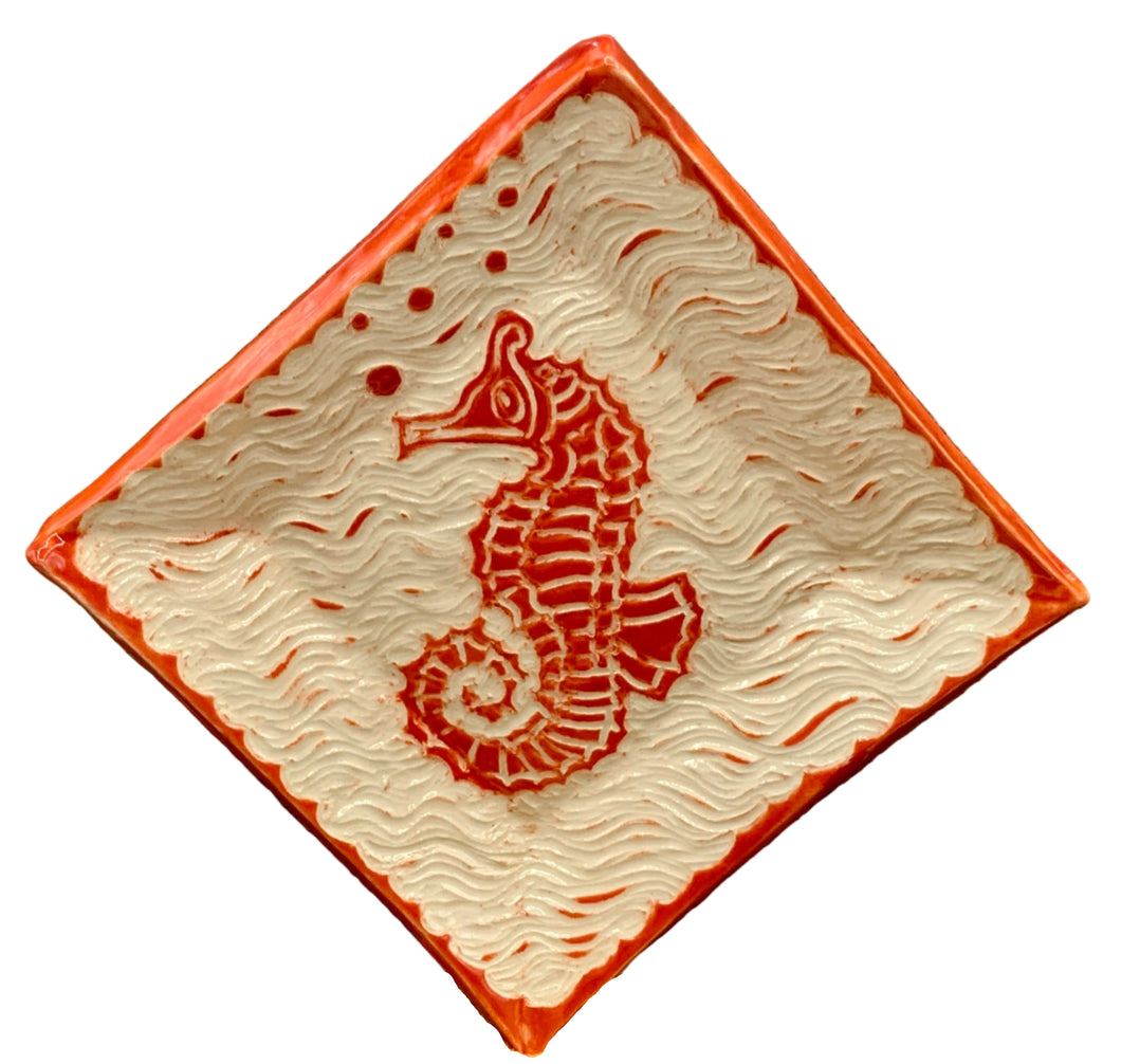 Floating Seahorse Trinket Dish