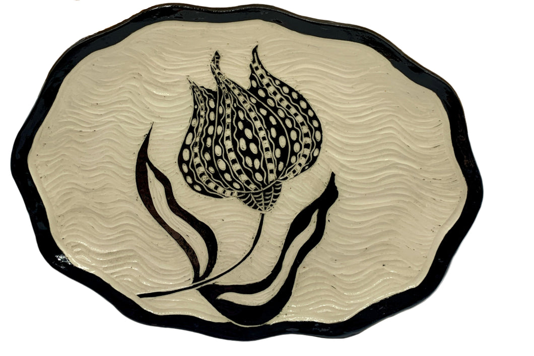 Funky Flower Serving Dish