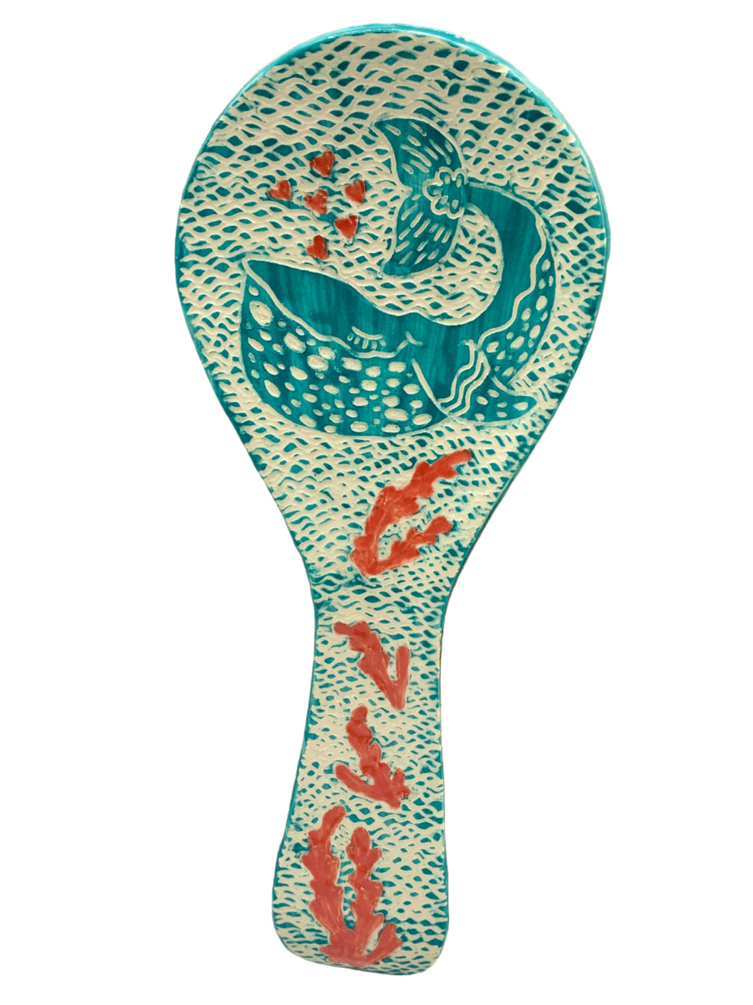 Turquoise Baleine Spoon Rest