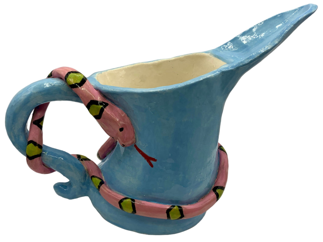 Pink Snake Pitcher
