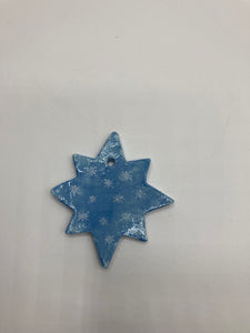 Snowy Star Ornament